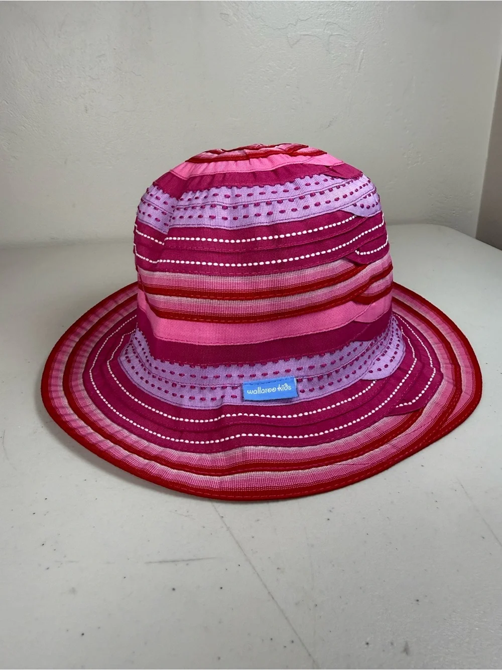 Wallaroo Kids Lids Petite Nantucket hat with 50+ UPF Sun Protection.
